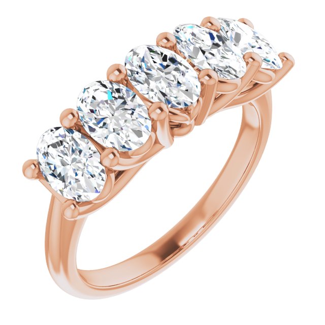 1.05 ct. Oval Cut Diamond Wedding Band-VIRABYANI